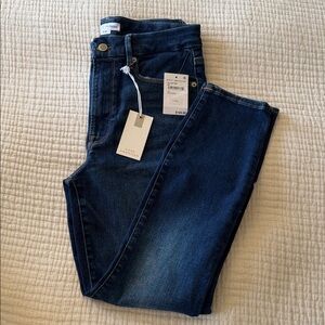 Good American Women's Deep Indigo Skinny Jeans